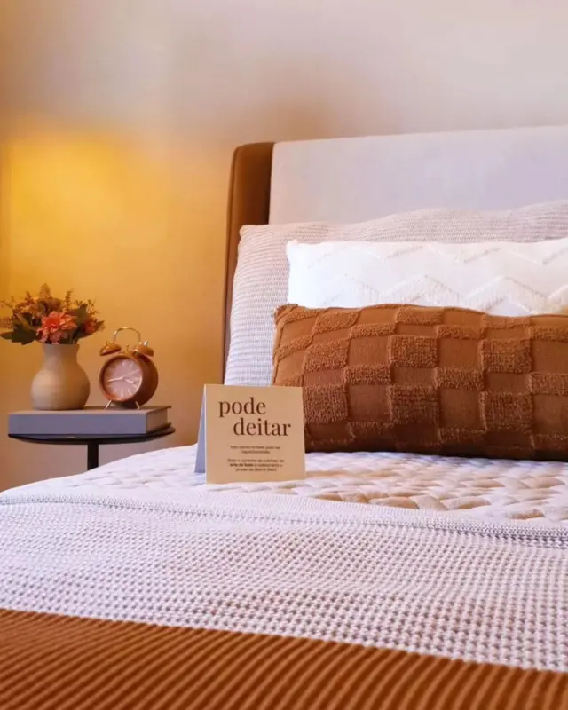 Visite a @morarmaisbh, inspire-se e experimente o conforto dos nossos colchões no quarto dos seus sonhos 💤