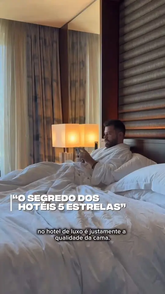 Dos melhores hotéis de luxo 🏨 direto para a sua casa.