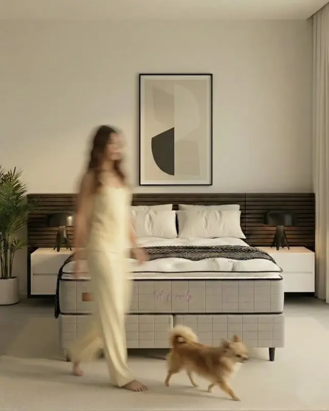 Redefina o seu descanso com o Saint Moritz. Com 32 cm de altura e molas ensacadas individualmente de última geração, oferece suporte robusto e ergonômico, com capacidade de até 150 kg por pessoa.

Seu Pillow Top com espuma Hipersoft Gel traz acolhimento suave na superfície, equilibrando a sensação de firmeza com conforto.

#BlackFriday #BlackWeek #DurmaBem #CamaBox #ArtedoSono