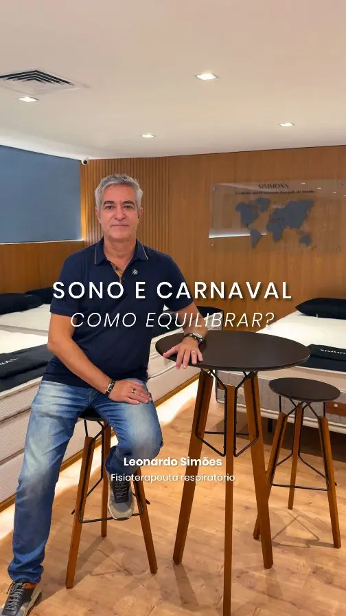 Entre bloquinhos, viagens e dias fora da rotina... o sono, muitas vezes, é o primeiro a ser deixado de lado.

Mas a verdade é que dormir bem é o que te dá energia pra viver tudo — com mais disposição, humor e saúde.

Por isso, em parceria com a @confrariadosono_ , convidamos o fisioterapeuta Leonardo Simões para um papo necessário: 🌙 como cuidar do sono durante o Carnaval.

#ArtedoSono #SonoeCarnaval #DormirBem #carnaval